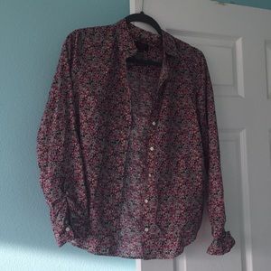 JCrew Liberty House Fabric button down shirt